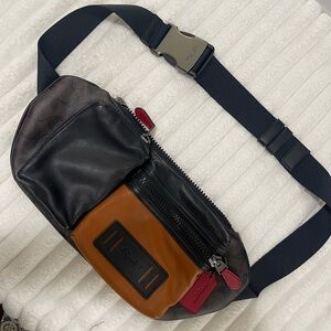 Coach Rider Belt Bag In Signature Canvas.